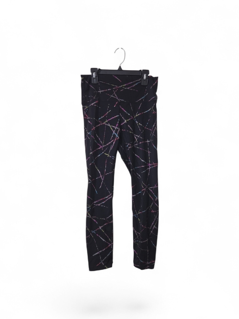 RARE Zyia Active Women's Reflective Rainbow Print Size 6-8